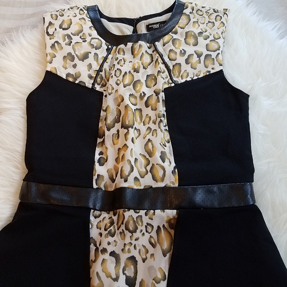 Fashion Star Express Leopard Peplum Mini Dress - Picture 4 of 8